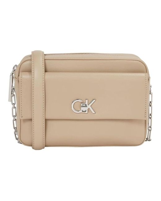 Cross Body Bags di Calvin Klein in Natural