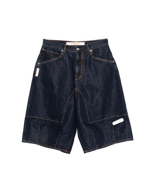 PDF Blue Denim Shorts for men