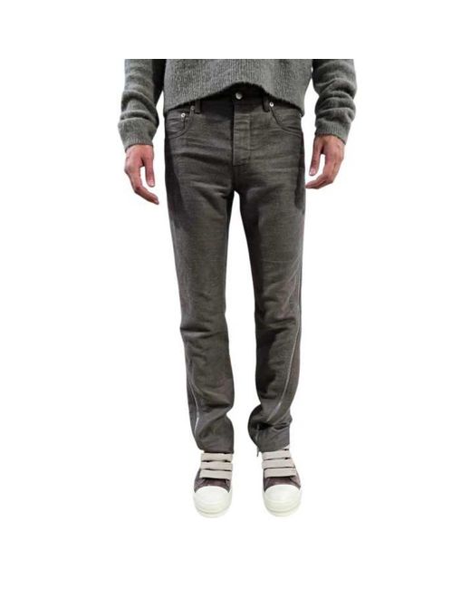 Rick Owens Gray Slim Fit Jeans for men
