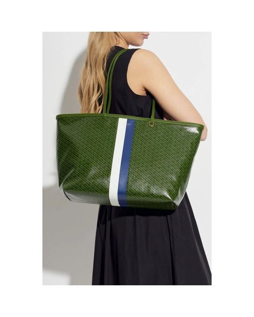 Tory Burch Green Tote Bags