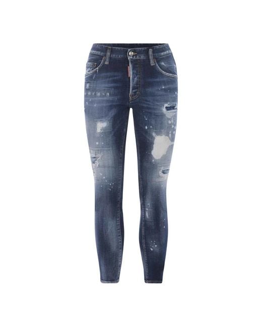 DSquared² Blue Skinny Fit Jeans for men