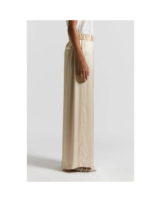 Peserico Natural Wide Trousers