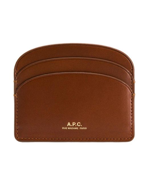 A.P.C. Wallets & Cardholders in het Brown