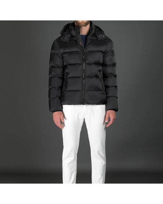 Moorer Black Down Jackets for men