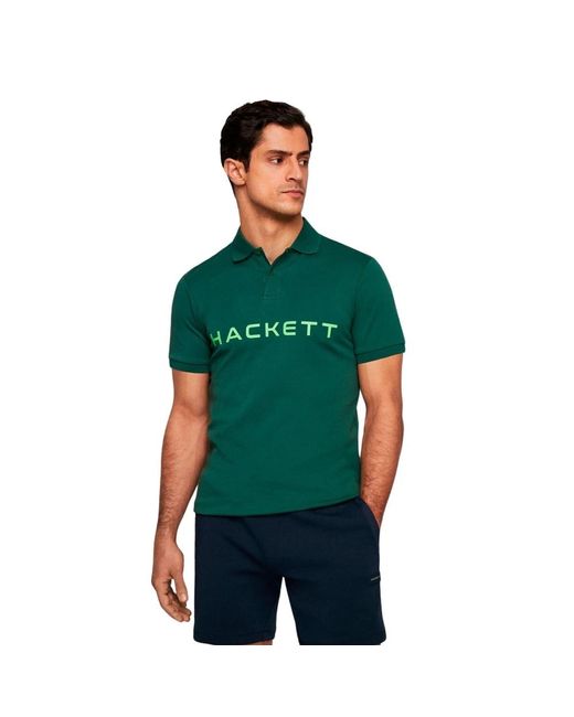 Hackett Baumwoll-polo-shirt für männer in Green für Herren