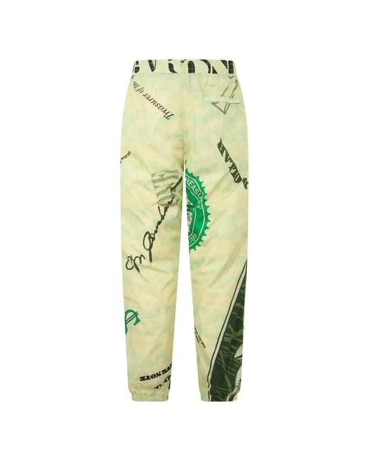 Moschino Sweatpants Met Grafische Print in het Green voor heren