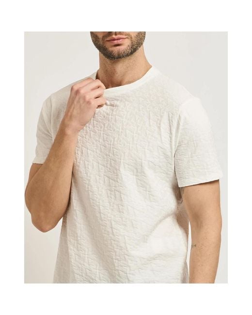 ARMANI EXCHANGE White T-Shirts for men