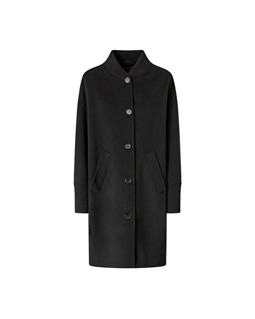 Pinko Black Single-Breasted Coats