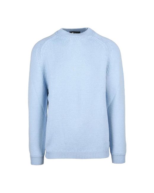 Round-Neck Knitwear Daniele Fiesoli de hombre de color Blue