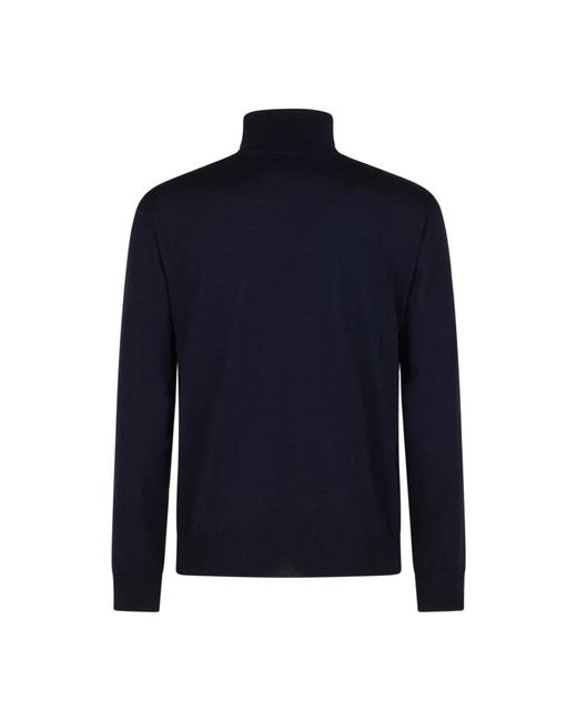 Valentino Truien & Vesten ,Blauw ,Wol Geborduurd Wollen Overhemd in het Blue voor heren
