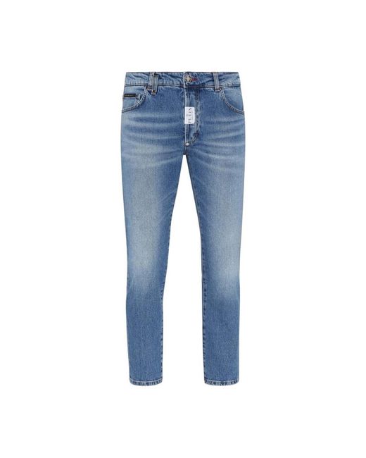 Philipp Plein Blue Slim-Fit Jeans for men