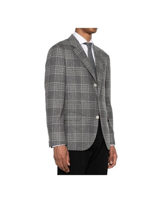 Blazers Brunello Cucinelli de hombre de color Gray