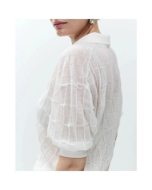 Alysi Tops ,Wit ,T-Shirts in het White