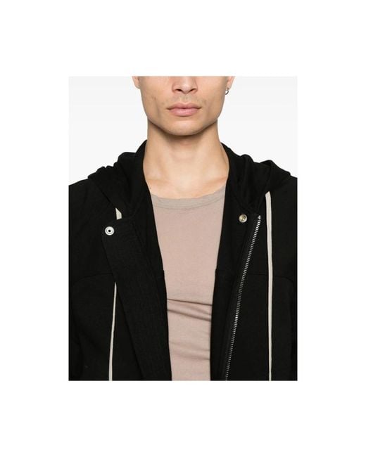 Rick Owens Black Zip-Throughs for men