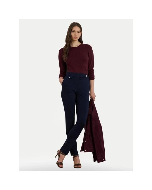 Ralph Lauren Blue Slim-Fit Trousers