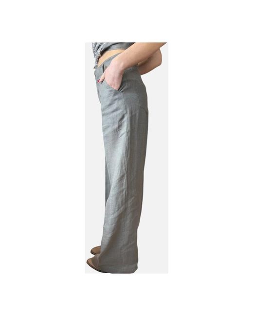 Straight Trousers Souvenir Clubbing en coloris Gray