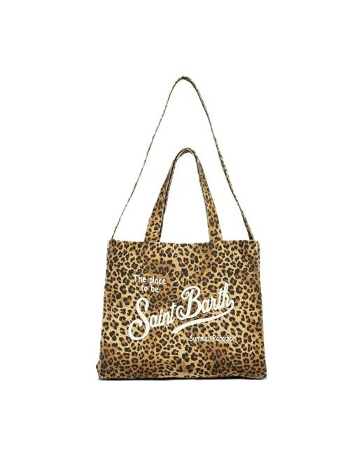 Mc2 Saint Barth Metallic Tote Bags