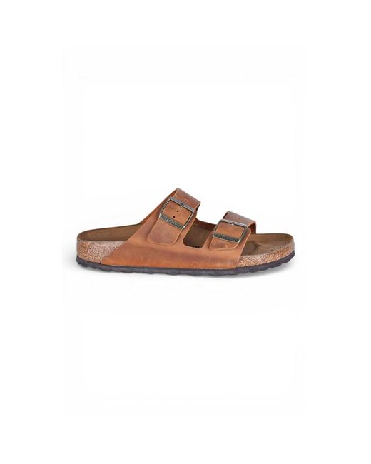 Birkenstock Brown Sliders