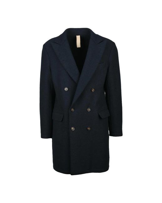Eleventy Double-Breasted Coats in het Blue voor heren