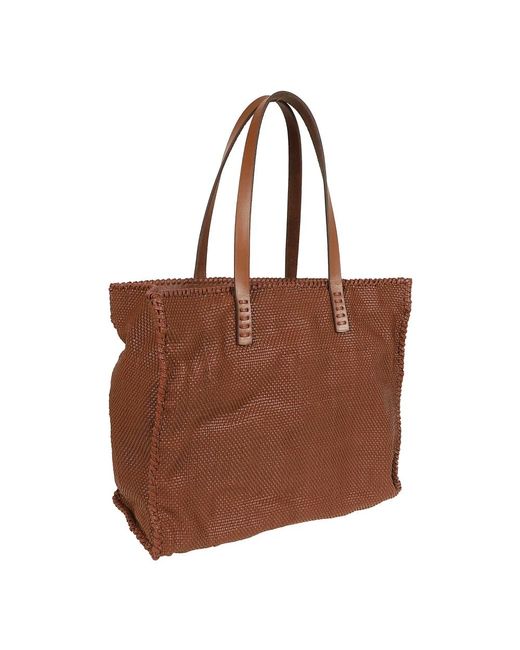 Dragon Diffusion Tote Bags in het Brown