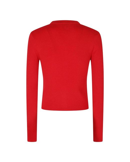Ganni Red Cardigans