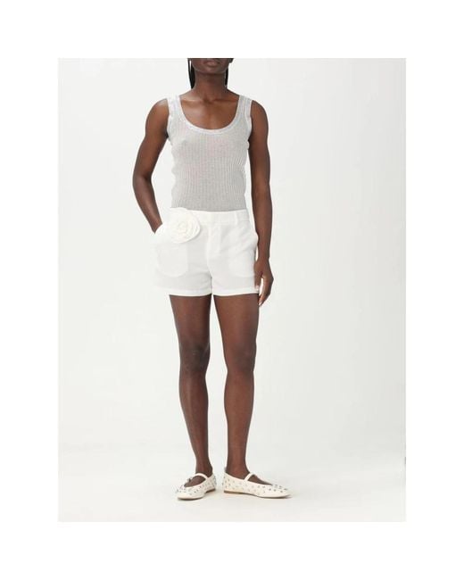 Sleeveless Tops Blumarine de color White