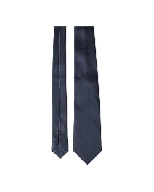 Franzese Collection Accessoires ,Blauw Zijden Smoking Bruidegom Stropdas in het Blue voor heren