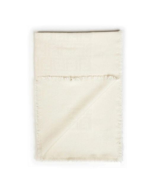 Fendi Natural Winter Scarves