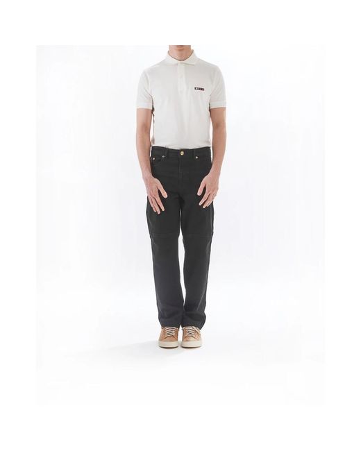 Versace Jeans Couture Black Straight Fit Jeans for men