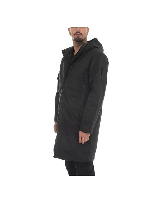EA7 Black Parkas for men