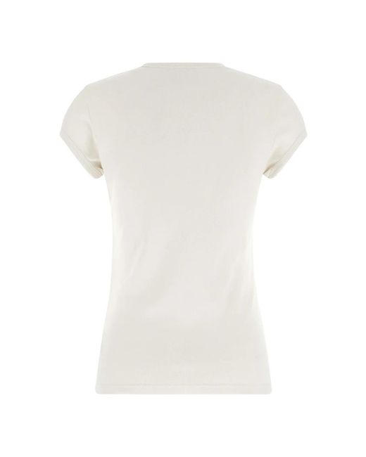 Courreges White T-Shirts