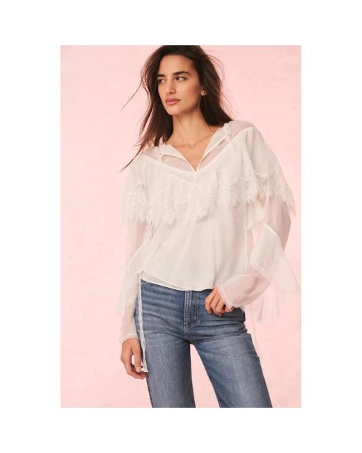Blouses LoveShackFancy de color White