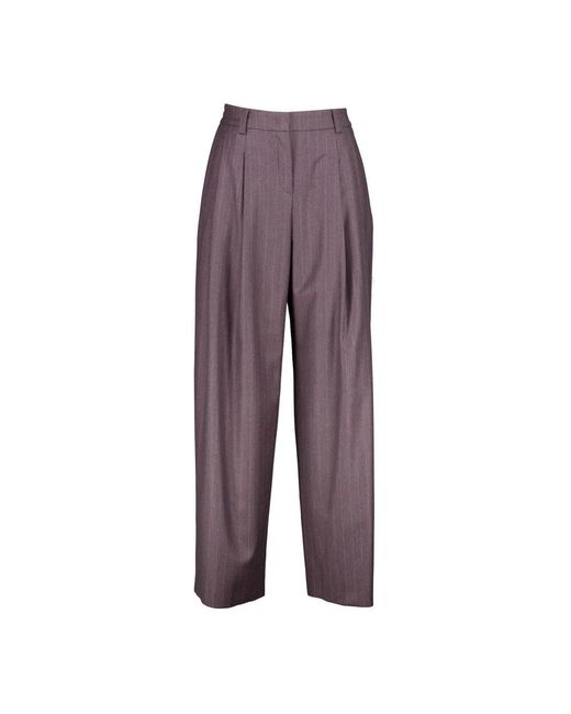 Windsor. Dh718V Wijde Broek in het Purple