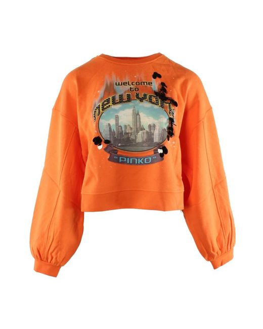 Sweatshirts & hoodies > sweatshirts Pinko en coloris Orange