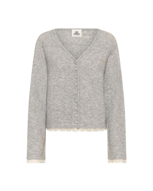 Karen By Simonsen Gray Cardigans
