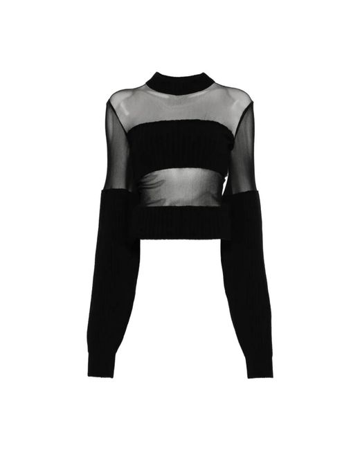 Round-Neck Knitwear Jean Paul Gaultier de color Black
