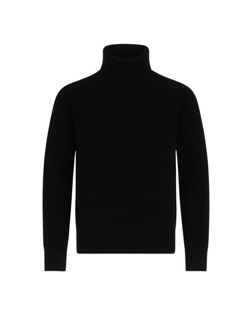 Paolo Pecora Black Turtlenecks for men