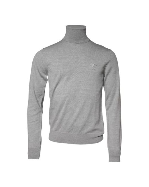Dolce & Gabbana Turtlenecks in het Gray voor heren