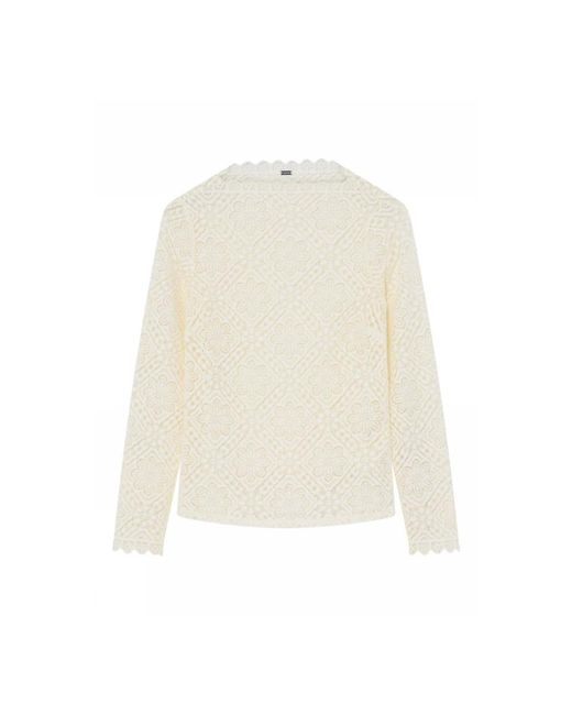 GUSTAV White Long Sleeve T-Shirts