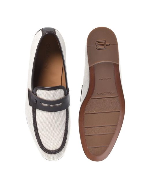 Baldinini White Loafers for men