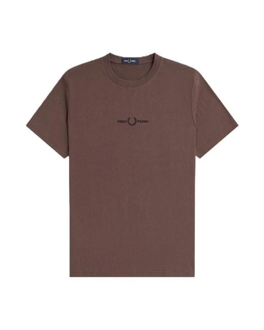 Fred Perry Brown T-Shirts for men