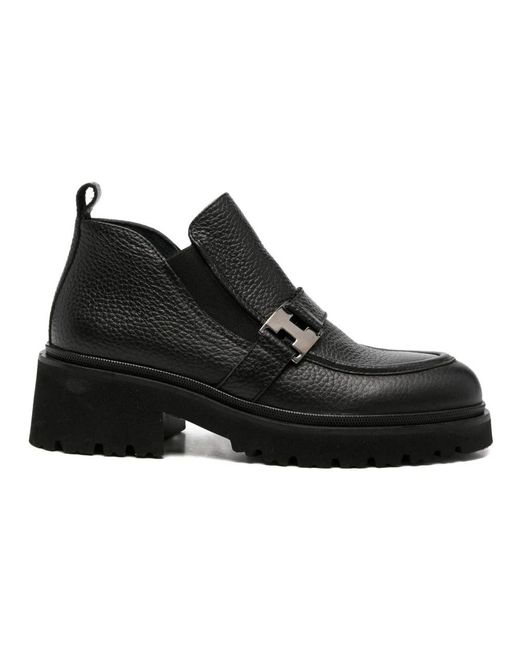 ADRIANNA FERETTI Black Ankle Boots