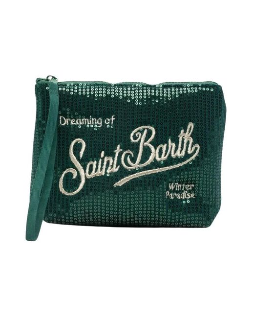 Clutches Mc2 Saint Barth de color Green