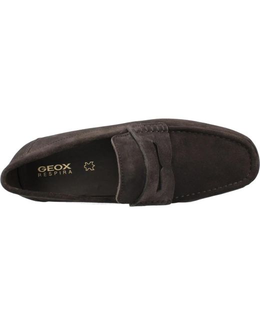 Geox Stylische loafers mit grip-sohle in Brown für Herren