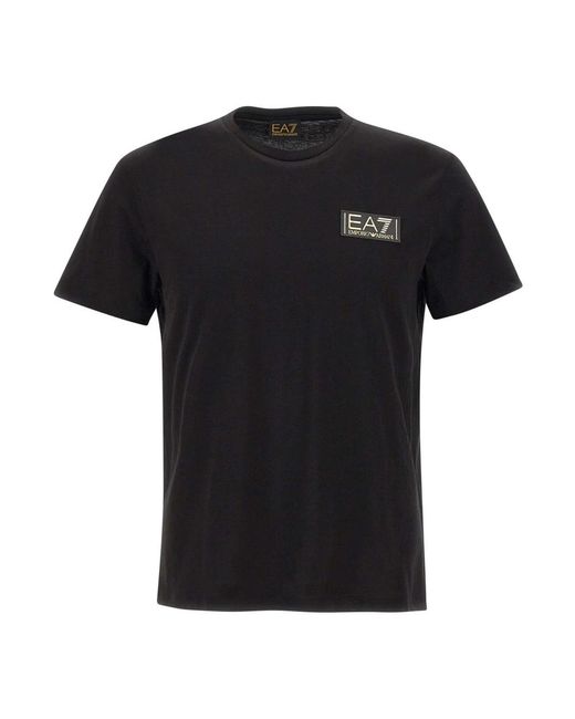 EA7 Black T-Shirts for men