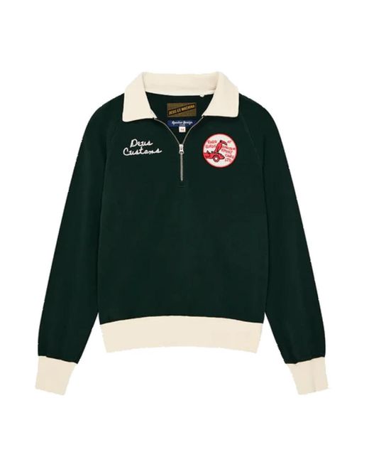 Deus Ex Machina Green Polo Shirts for men