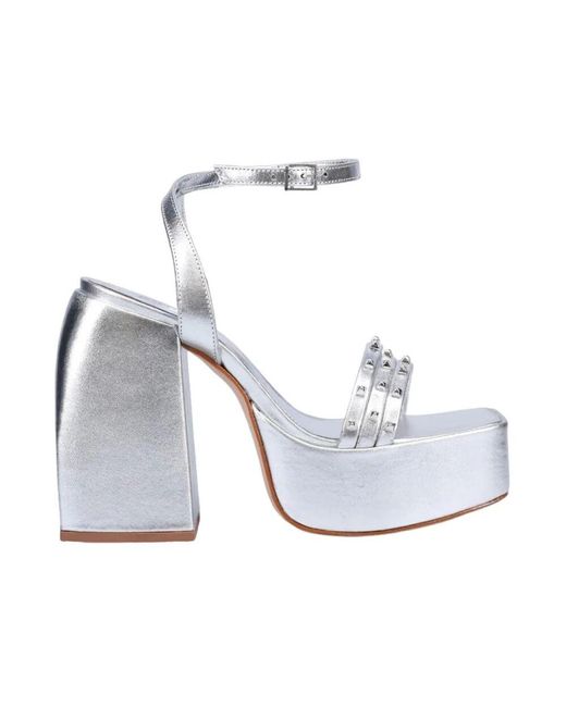 SCHUTZ SHOES White High Heel Sandals