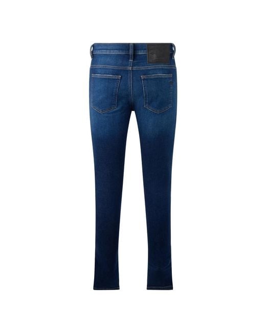 DIESEL Blue Straight Jeans for men