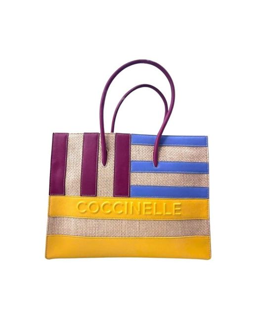 Coccinelle Yellow Schultertasche Für Den Täglichen Gebrauch