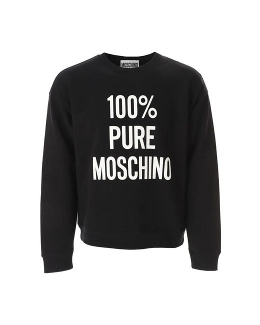 Moschino Black Sweatshirts for men